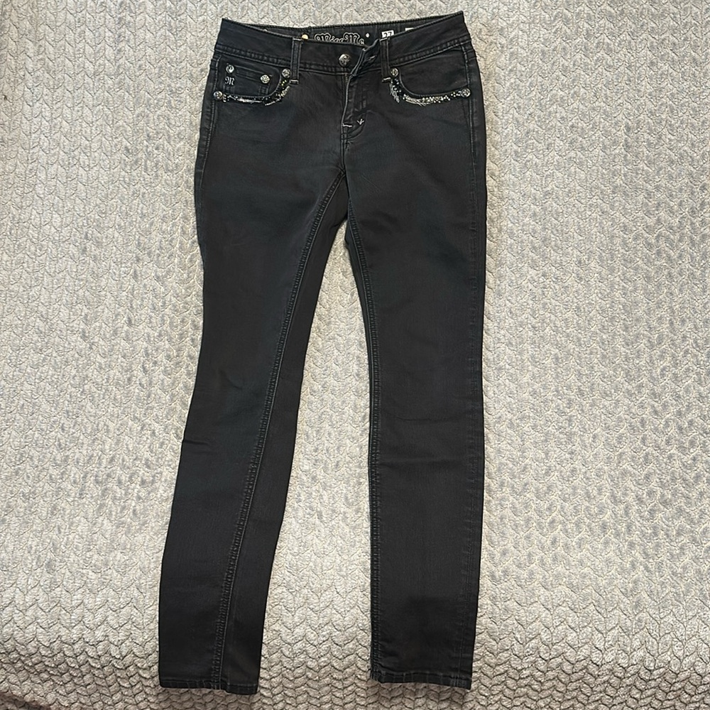 Miss Me black skinny jeans